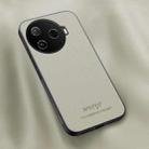 For Tecno Camon 30 Pro 5G HUIYI Leather Magnetic Phone Case(White) - 1