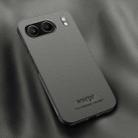 For OnePlus Nord 4 HUIYI Leather Magnetic Phone Case(Grey) - 1