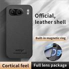 For OnePlus Nord 4 HUIYI Leather Magnetic Phone Case(Grey) - 2