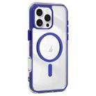 For iPhone 16 Pro Max Acrylic Hybrid TPU Airbag Shockproof MagSafe Phone Case(Dark Blue) - 1