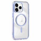 For iPhone 11 Pro Max Acrylic Hybrid TPU Airbag Shockproof MagSafe Phone Case(Light Purple) - 1