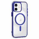For iPhone 11 Acrylic Hybrid TPU Airbag Shockproof MagSafe Phone Case(Dark Blue) - 1