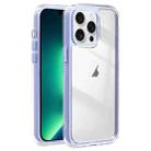For iPhone 13 Pro Max Acrylic Hybrid TPU 3-in-1 Airbag Shockproof Phone Case(Light Purple) - 1