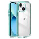 For iPhone 13 Acrylic Hybrid TPU 3-in-1 Airbag Shockproof Phone Case(Mint Green) - 1