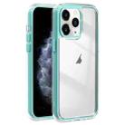 For iPhone 11 Pro Max Acrylic Hybrid TPU 3-in-1 Airbag Shockproof Phone Case(Mint Green) - 1