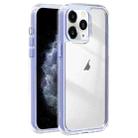 For iPhone 11 Pro Max Acrylic Hybrid TPU 3-in-1 Airbag Shockproof Phone Case(Light Purple) - 1