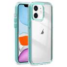 For iPhone 11 Acrylic Hybrid TPU 3-in-1 Airbag Shockproof Phone Case(Mint Green) - 1