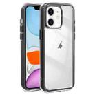 For iPhone 11 Acrylic Hybrid TPU 3-in-1 Airbag Shockproof Phone Case(Black) - 1