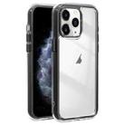 For iPhone 11 Pro Acrylic Hybrid TPU 3-in-1 Airbag Shockproof Phone Case(Black) - 1