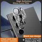 For Samsung Galaxy S24 Ultra 5G IMAK High Definition Integrated Rear Camera Glass Lens Film, Black Eye Design - 3