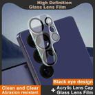 For Samsung Galaxy S25 Ultra 5G IMAK High Definition Integrated Rear Camera Glass Lens Film, Black Eye Design - 3