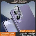 For Samsung Galaxy S25 Edge 5G IMAK High Definition Integrated Rear Camera Glass Lens Film, Black Eye Design - 3