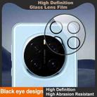 For Honor Magic7 Pro IMAK High Definition Rear Camera Glass Lens Film, Black Eye Design - 3