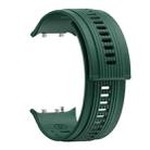 For Huawei Watch D2 Silicone Watch Band Wristband(Dark Green) - 3