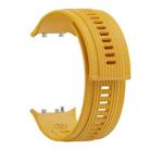 For Huawei Watch D2 Silicone Watch Band Wristband(Yellow) - 3