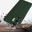 For Motorola Edge 40 Shockproof Silicone Magsafe Phone Case(Dark Green) - 2