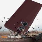 For Motorola Edge 50 Fusion Shockproof Silicone Magsafe Phone Case(Plum Color) - 2
