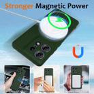 For Motorola Edge 50 Pro Shockproof Silicone Magsafe Phone Case(Dark Green) - 3