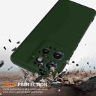 For Motorola Edge 50 5G Shockproof Silicone Magsafe Phone Case(Dark Green) - 2