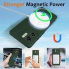For Motorola Edge 2023 Shockproof Silicone Magsafe Phone Case(Dark Green) - 3