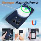For Motorola Moto X50 Ultra Shockproof Silicone Magsafe Phone Case(Navy Blue) - 3