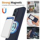 For Motorola Moto G05 / E15 Shockproof Silicone Magsafe Phone Case(Navy Blue) - 3