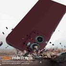 For Motorola Moto G05 / E15 Shockproof Silicone Magsafe Phone Case(Plum Color) - 2