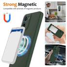 For Motorola Moto G05 / E15 Shockproof Silicone Magsafe Phone Case(Dark Green) - 3