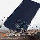 For Motorola Moto G15 / G15 Power Shockproof Silicone Magsafe Phone Case(Navy Blue) - 2