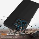 For Motorola Moto G15 / G15 Power Shockproof Silicone Magsafe Phone Case(Black) - 2