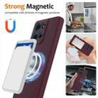 For Motorola Moto G15 / G15 Power Shockproof Silicone Magsafe Phone Case(Plum Color) - 3