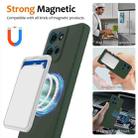 For Motorola Moto G15 / G15 Power Shockproof Silicone Magsafe Phone Case(Dark Green) - 3