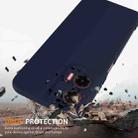 For Motorola Moto G35 5G Shockproof Silicone Magsafe Phone Case(Navy Blue) - 2