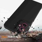For Motorola Moto G55 5G Shockproof Silicone Magsafe Phone Case(Black) - 2