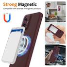 For Motorola Moto G55 5G Shockproof Silicone Magsafe Phone Case(Plum Color) - 3