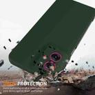 For Motorola Moto G55 5G Shockproof Silicone Magsafe Phone Case(Dark Green) - 2
