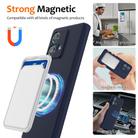 For Motorola Edge 40 Neo Shockproof Silicone Magsafe Phone Case(Navy Blue) - 3