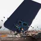 For Motorola Moto G 2025 5G Shockproof Silicone Magsafe Phone Case(Navy Blue) - 2