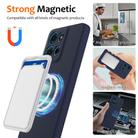 For Motorola Moto G 2025 5G Shockproof Silicone Magsafe Phone Case(Navy Blue) - 3