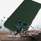 For Motorola Moto G 2025 5G Shockproof Silicone Magsafe Phone Case(Dark Green) - 2