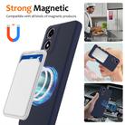 For Motorola Moto G04 / G04s / E14 4G Shockproof Silicone Magsafe Phone Case(Navy Blue) - 3