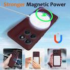 For Motorola Edge 60 Pro Shockproof Silicone Magsafe Phone Case(Plum Color) - 3
