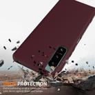 For Sony Xperia 5 IV Shockproof Silicone Magsafe Phone Case(Plum Color) - 2