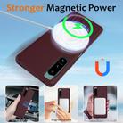 For Sony Xperia 5 IV Shockproof Silicone Magsafe Phone Case(Plum Color) - 3