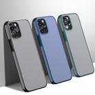 For iPhone 12 Pro Max iPAKY Knight Series Shockproof TPU+ Clear PC Case(Blue) - 4