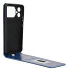 For Cubot A20 Magnetic Vertical Flip Leather Phone Case(Blue) - 3