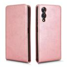 For Cubot A10 Magnetic Vertical Flip Leather Phone Case(Rose Gold) - 2
