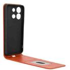 For Oukitel C57S Magnetic Vertical Flip Leather Phone Case(Brown) - 3