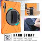 For Samsung Galaxy Tab S8+ / Tab S8 Plus /  Tab S7 FE / Tab S7+ Shockproof Colorful Silicone + PC Protective Case with Holder & Shoulder Strap & Hand Strap(Orange) - 8