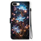 For iPhone 7 Plus / 8 Plus Crystal Texture Colored Drawing Leather Phone Case(Little Lantern Flower) - 3